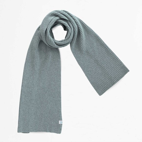 Oliver Charles Khullu Scarf Yak Wool Teal Soft - Picture 4 of 13